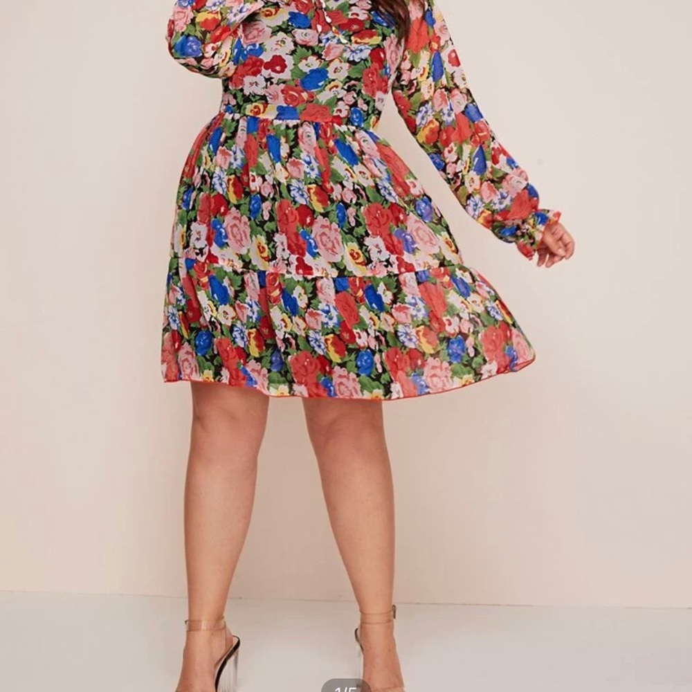 Flowery spring dress